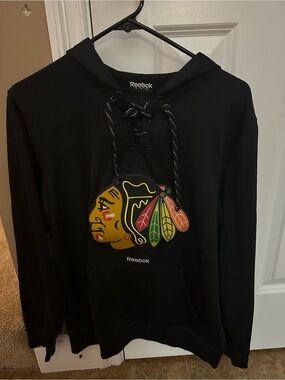 Reebok Chicago Blackhawks Crewneck Hoodie